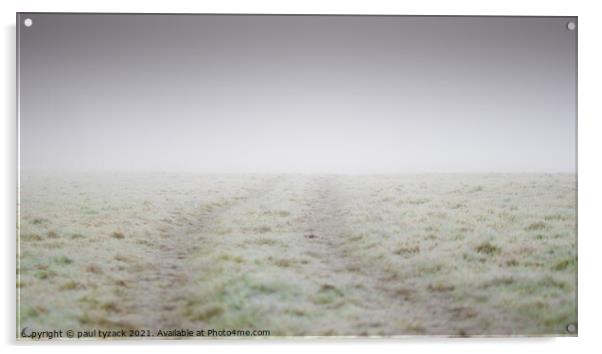 Misty Horizon Acrylic by Paul Tyzack