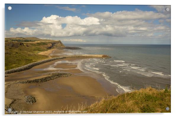 Skinningrove on the Cleveland / North Yorkshire Co Acrylic by Michael Shannon