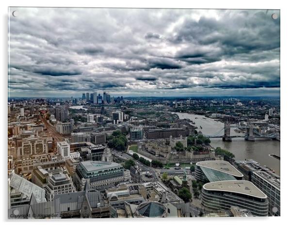Top of the London Acrylic by Alexander Zichacek