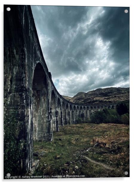 Glenfinnan Viaduct   Acrylic by Ashley Bremner