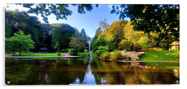 Williamson Park, Lancaster Acrylic by Michele Davis
