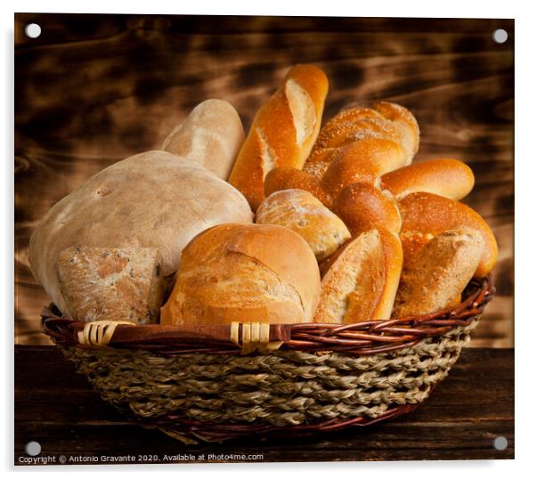 Breads Acrylic by Antonio Gravante
