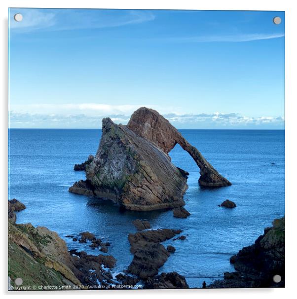 Bow Fiddle Rock Acrylic by Charlotte Smith