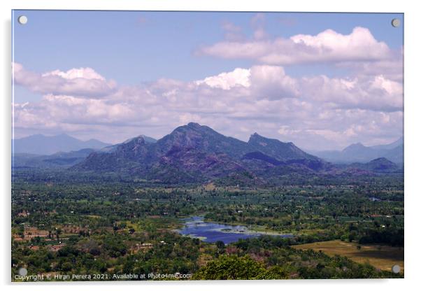 View from Sigiriya rock fortress, Sri Lanka Acrylic by Hiran Perera