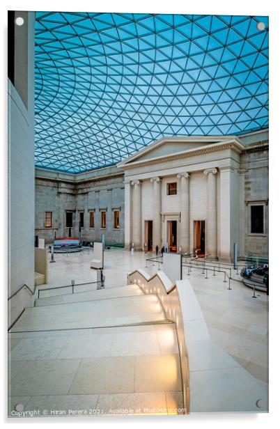 The Great Court, British Museum, London Acrylic by Hiran Perera