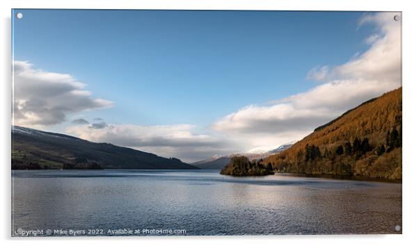 Loch Tay Acrylic by Mike Byers