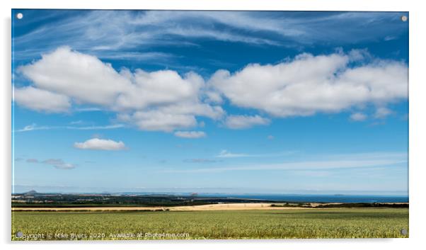 "A Breathtaking Tapestry of East Lothian" Acrylic by Mike Byers