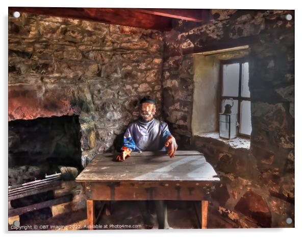 The Fisherman's Table In The Bothy Acrylic by OBT imaging