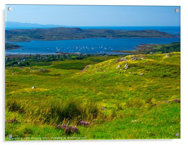 Arisaig Loch Nan Ceall West Highland Scotland Acrylic by OBT imaging