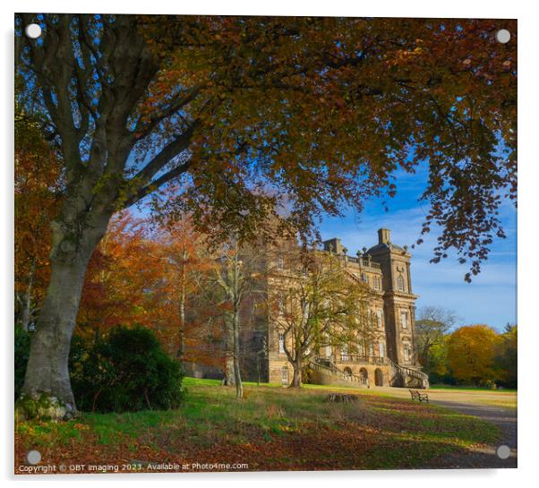 Duff House Banff Aberdeenshire 1735 William Adam Georgian Architecture Acrylic by OBT imaging