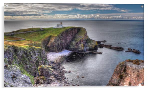Stoer Head Lighthouse Near Lochinver North West Sc Acrylic by OBT imaging