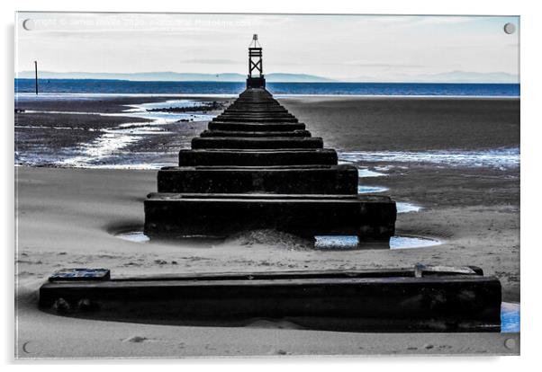 Outdoor Beach Acrylic by James Davies