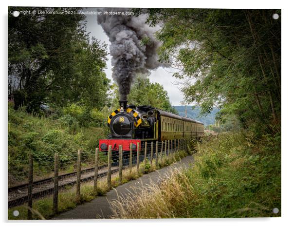 JESSIE - Full Steam Ahead (Blaenavon Heritage Railway) Acrylic by Lee Kershaw