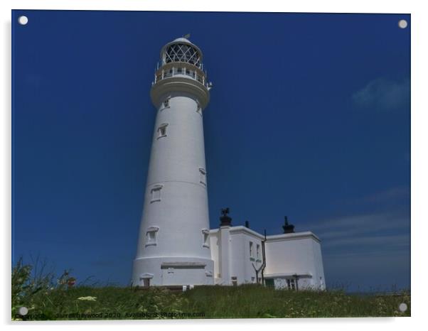 The Lighthouse Acrylic by darrell haywood