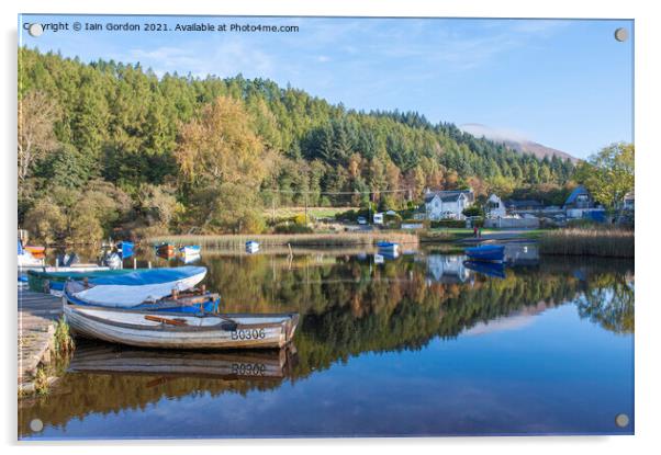 Loch Lomond  - Scottish Landscape Acrylic by Iain Gordon