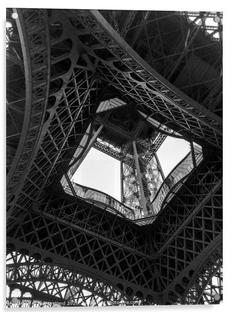 Eiffel Tower Acrylic by Iain Cridland