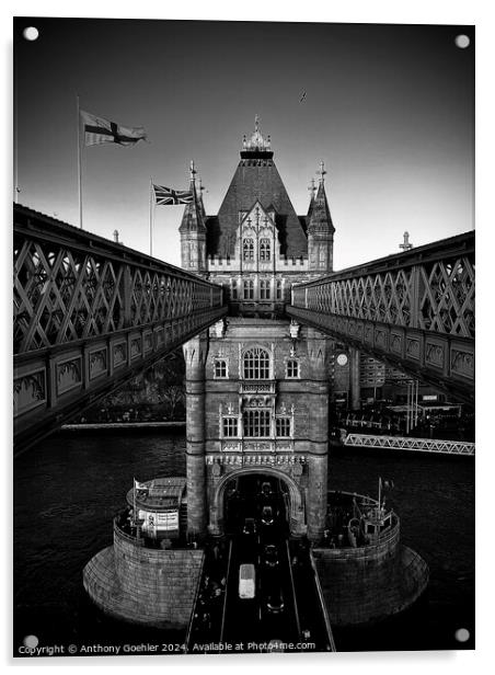 Tower Bridge Acrylic by Anthony Goehler