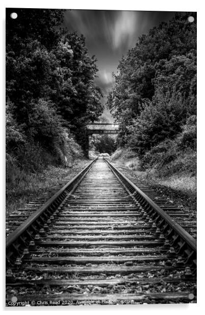 Outdoor railway Acrylic by Chris Read