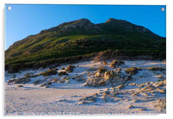 Rocks, Noordhoek Beach, Cape Town, South Africa  Acrylic by Rika Hodgson