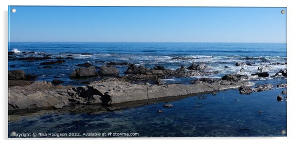 Seascape, South Africa coastline Acrylic by Rika Hodgson
