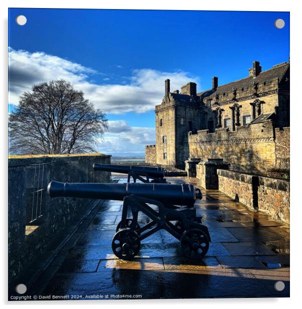 Stirling Castle Scotland Acrylic by David Bennett