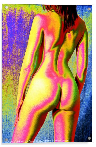 Rainbow torso Acrylic by Robert MacDowall