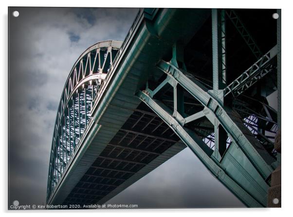 Tyne Bridge Acrylic by Kev Robertson