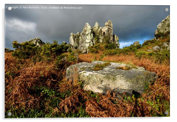 Roche Rock, Cornwall Acrylic by Paul Richards