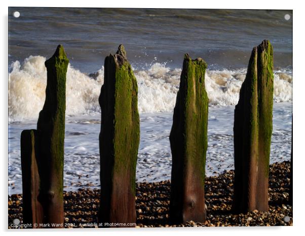 The Tides of Time Acrylic by Mark Ward