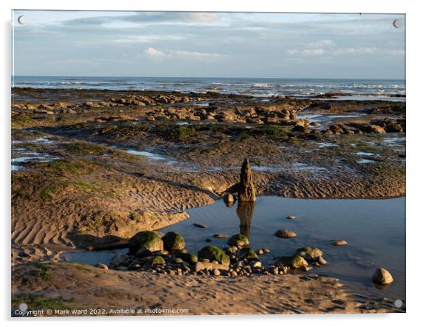 Rockpools to Dream into. Acrylic by Mark Ward