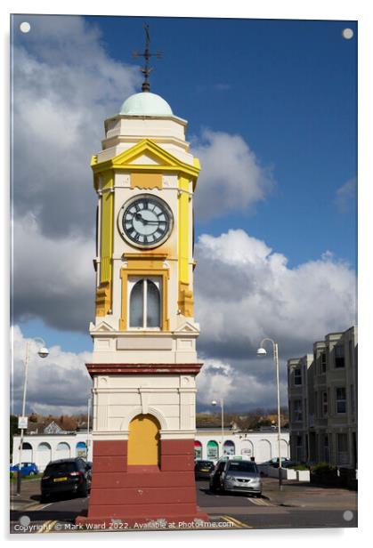 Bexhill Clock Tower Acrylic by Mark Ward