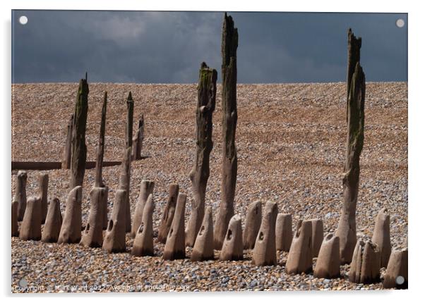 Sea Sculpture. Acrylic by Mark Ward