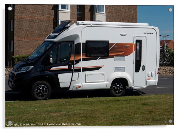 Fiat Ducato Campervan Acrylic by Mark Ward