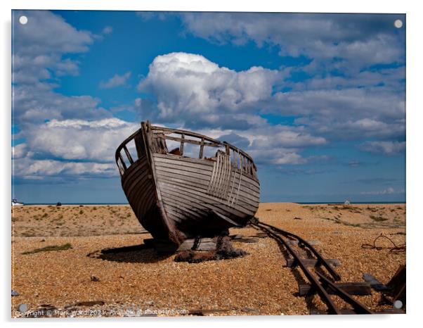 Abandoned but Beautiful. Acrylic by Mark Ward