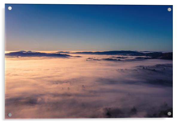 Windermere Cloud Inversion  Acrylic by Jonny Gios