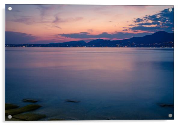 Sunset stillness Acrylic by Jonny Gios