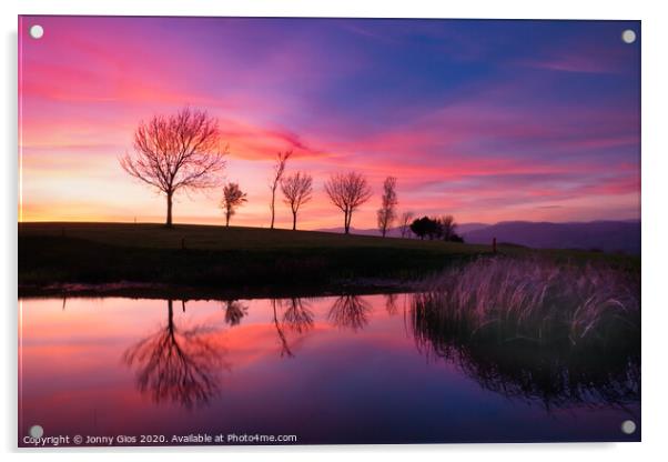 Kendal Sunset  Acrylic by Jonny Gios