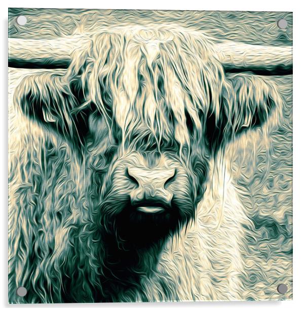 Golden Coo Acrylic by Paul Robson
