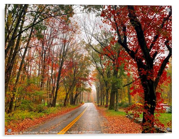 Poster perfect Colorful Autumn landscape Acrylic by PhotOvation-Akshay Thaker