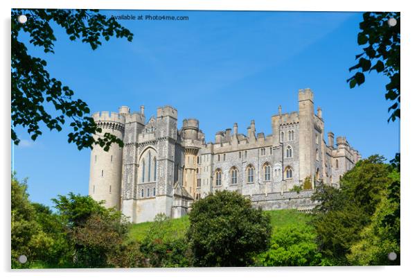 Arundel Castle in West Sussex Acrylic by Geoff Smith