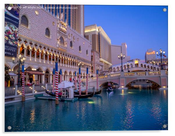 The Venetian Las Vegas Acrylic by Jeff Whyte