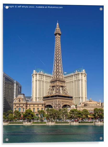 Paris Las Vegas Acrylic by Jeff Whyte