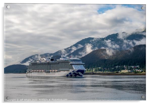 Alaska Cruise Acrylic by Jeff Whyte