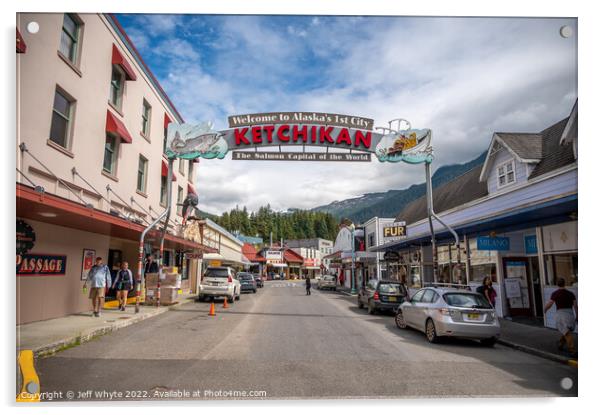 Ketchikan, Alaska Acrylic by Jeff Whyte