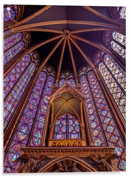 Sainte-Chapelle Acrylic by Jeff Whyte