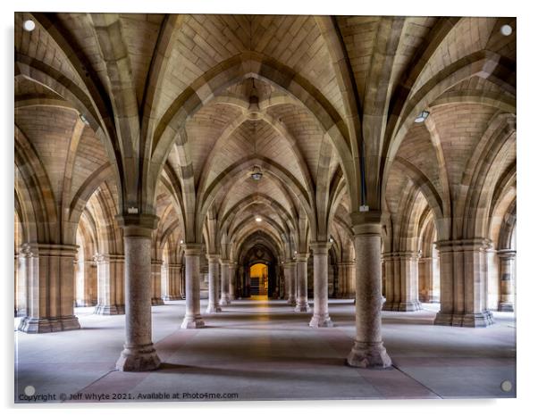 University of Glasgow Acrylic by Jeff Whyte