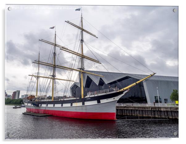 Riverside Museum in Glasgow Acrylic by Jeff Whyte