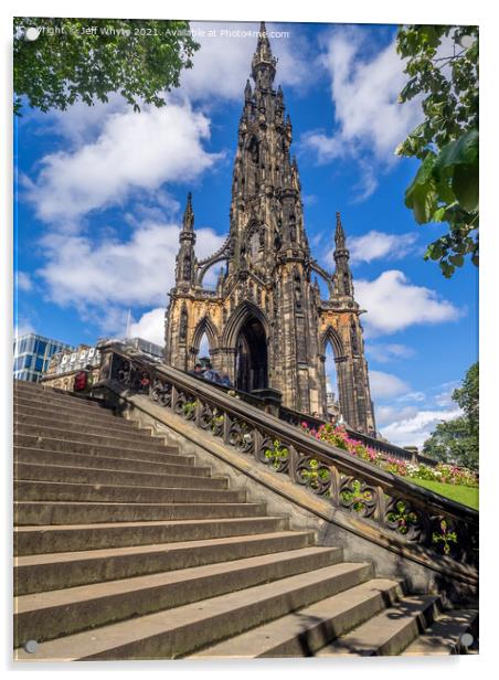 Scott Monument Acrylic by Jeff Whyte