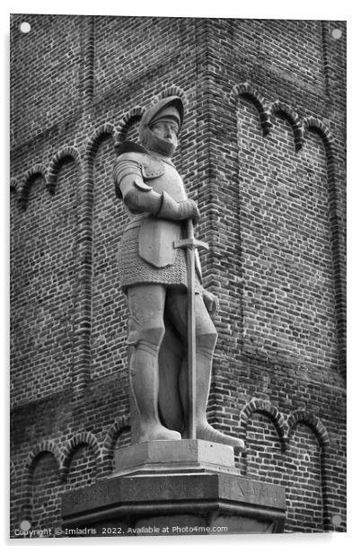 Statue of Jan van Schaffelaar, Barneveld Acrylic by Imladris 