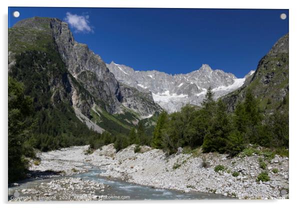 Beautiful Landscape, La Fouly, Switzerland Acrylic by Imladris 
